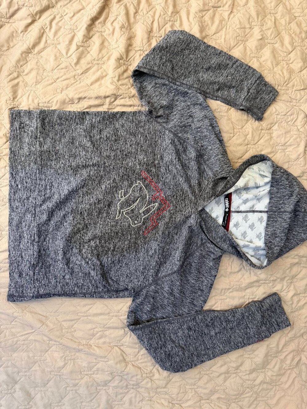 Small grey rabbit sweatshirt